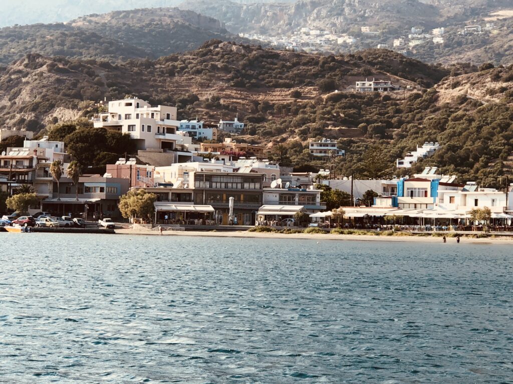 Plakias Bay from sea - villa nissos